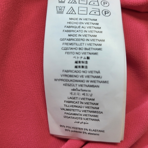 MICHAEL MICHAEL KORS Womens Coral Ruched Bodycon Dress - Size S (NWT) - Picture 10 of 11